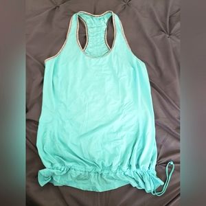 Lululemon teal tank top Size 10